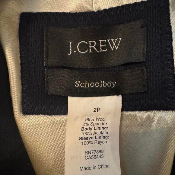 Jcrew Women's Blue and Navy Tailored-jackets - Picture 2 of 2